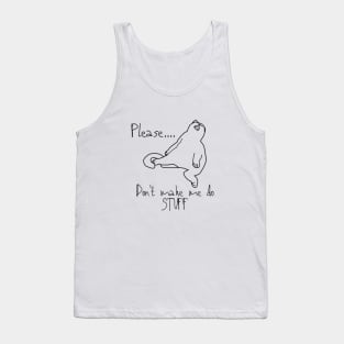 Lazy cat Tank Top